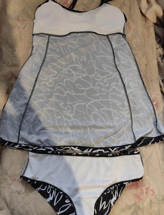 Шикарний стильний купальник танкіні майка сукня плавки в басейн пляж н