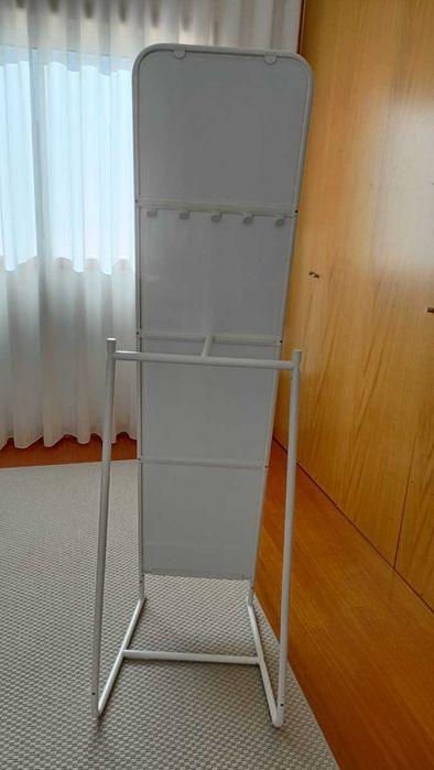 Espelho de pé, 48x160 cm, cor: branco