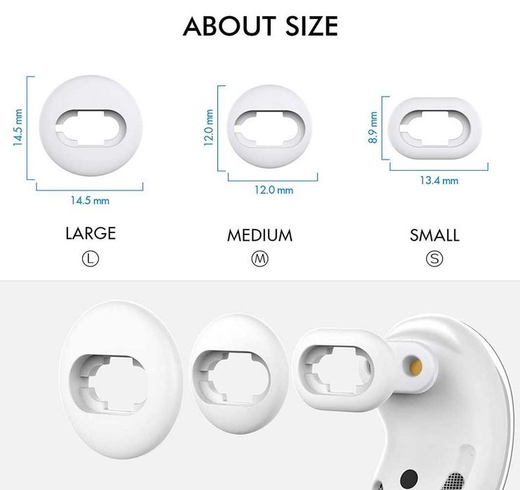 Амбушюры накладки Samsung Galaxy Buds Live SM-R180 LEVEL U Galaxy S7 6