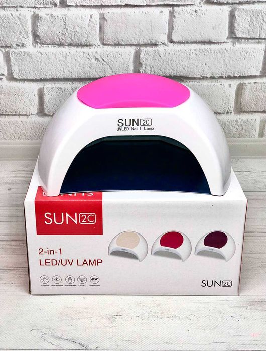Лампа для манікюру SUN 2C White, 48 Вт