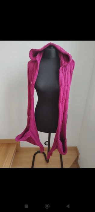 Czapka szalik kaptur damski