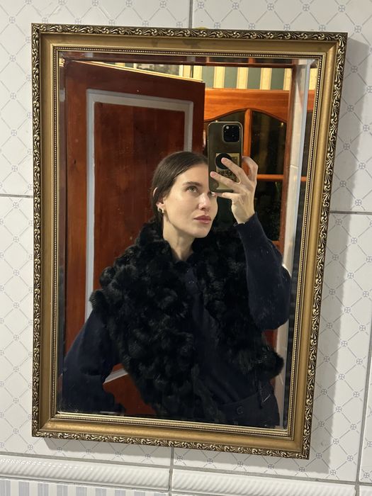Szal futrzany etola krolik norki naturalne futro