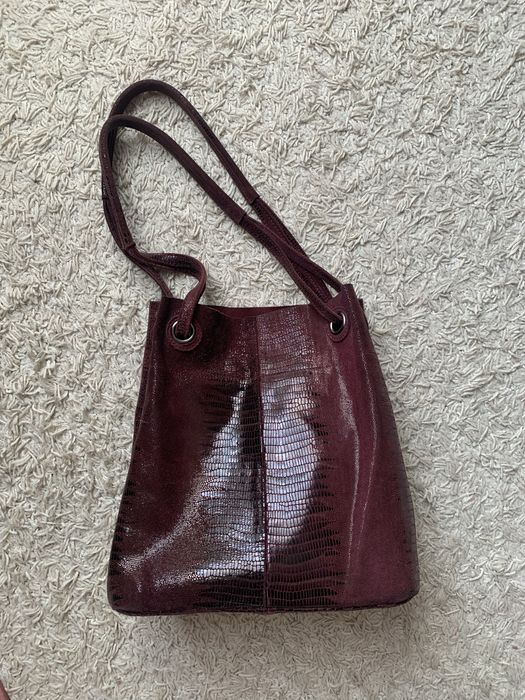 Сумка з лазерноі шкіри