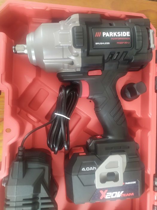 Maquina de Impacto Parkside Performance PASSP 20-Li C4 – Motor Brushless