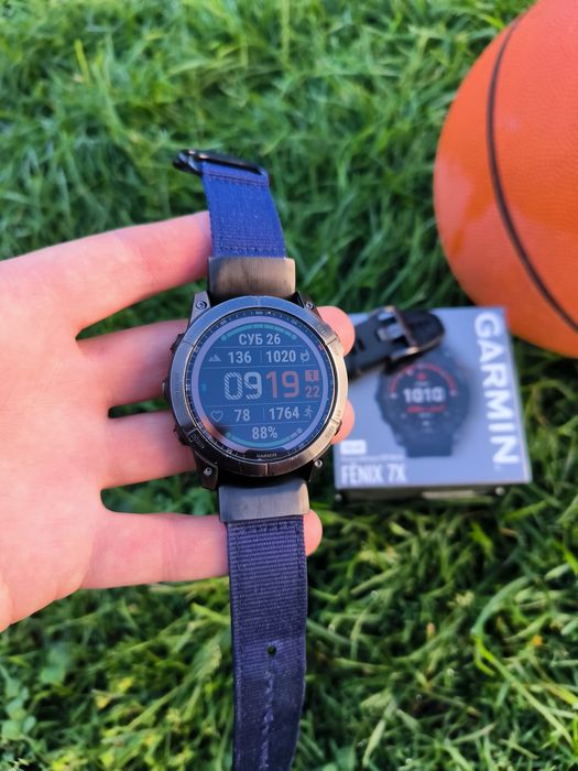 Топовий Garmin Fenix 7 Х Solar 51mm, ліхтарик!
