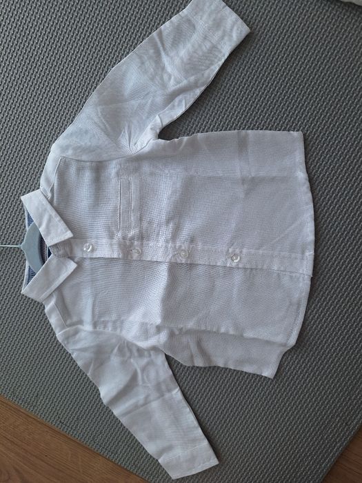 Koszula biała dla chłopca, r. 68