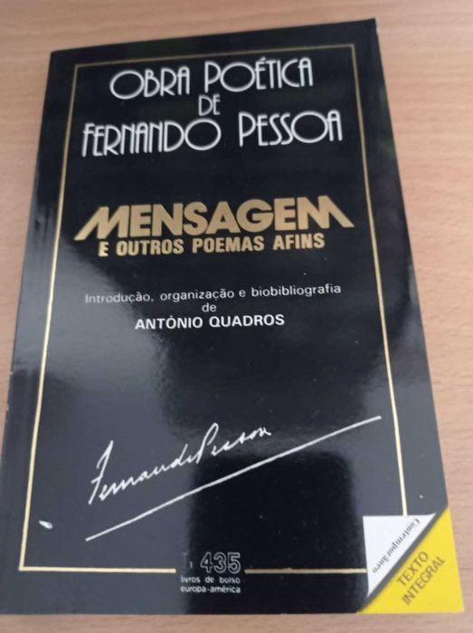 vendo livro mensagem e outros poemas afins