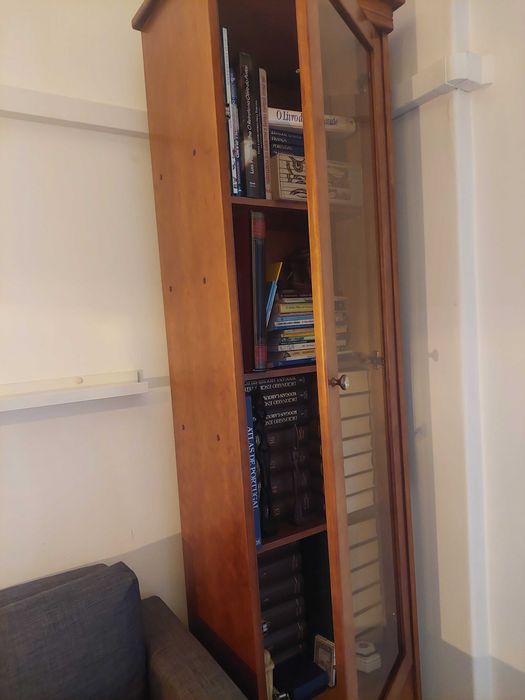 Estante nogueira em 2 modulos