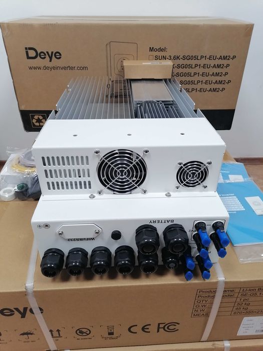 Гібридний інвертор SUN-08K-SG05LP1-EU Deye WiFi 8кВт, 1 фаза, 2 MPPT