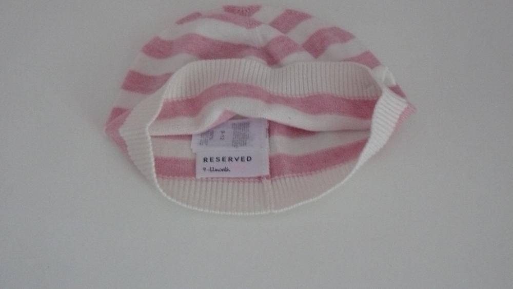 Czapeczka RESERVED, 9-12 miesiecy, prawie nowa, wiosenno/jesienna