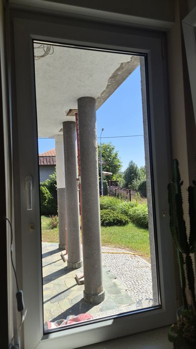 dwa duże okna pcv + rolety – 168 cm wysokości | wrocław pawłowice
