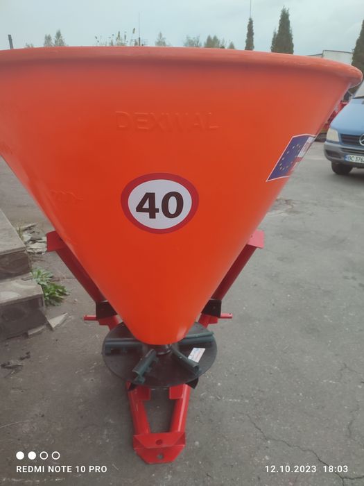 Розкидач міндобрив 500кг Струмик, Оригінал Польща.