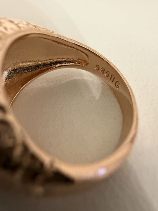 Złoty sygnet męski 585RG