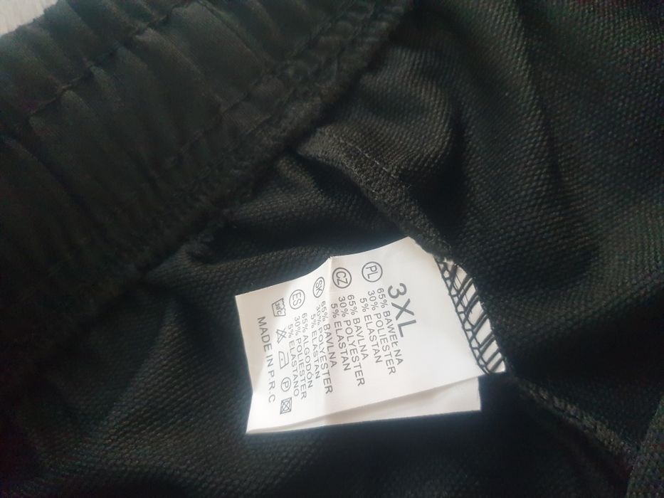 #szorty #spodenki #męskie #czarne #3XL #bawełna