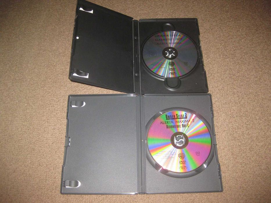 Colecção em DVD "A Força em Alerta 1 e 2" com Steven Seagal/Raros!