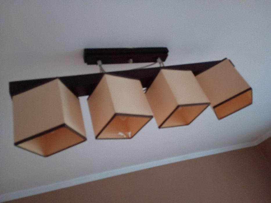 Lampa 4 klosze, żyrandol, lampa dziecięca