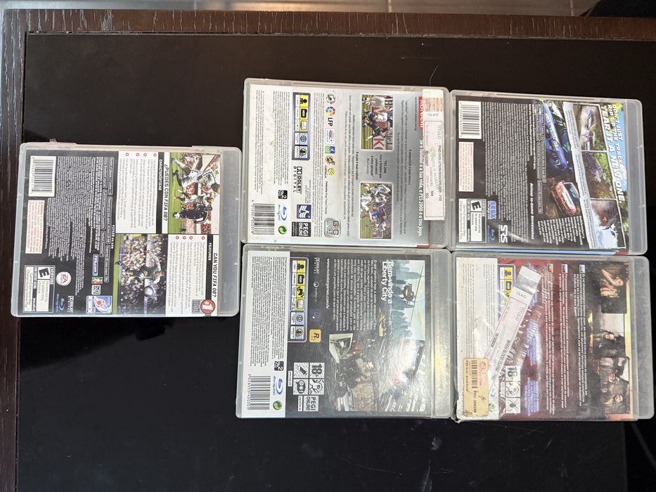 Jogos PS3 Gta iv, Siren Blood Curse, Sega Rally Revo, Pes 2008,Fifa 08