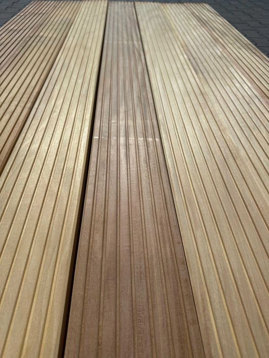 Deska Tarasowa Garapa egzotyczna ryflowana 25x145mm Fas KD