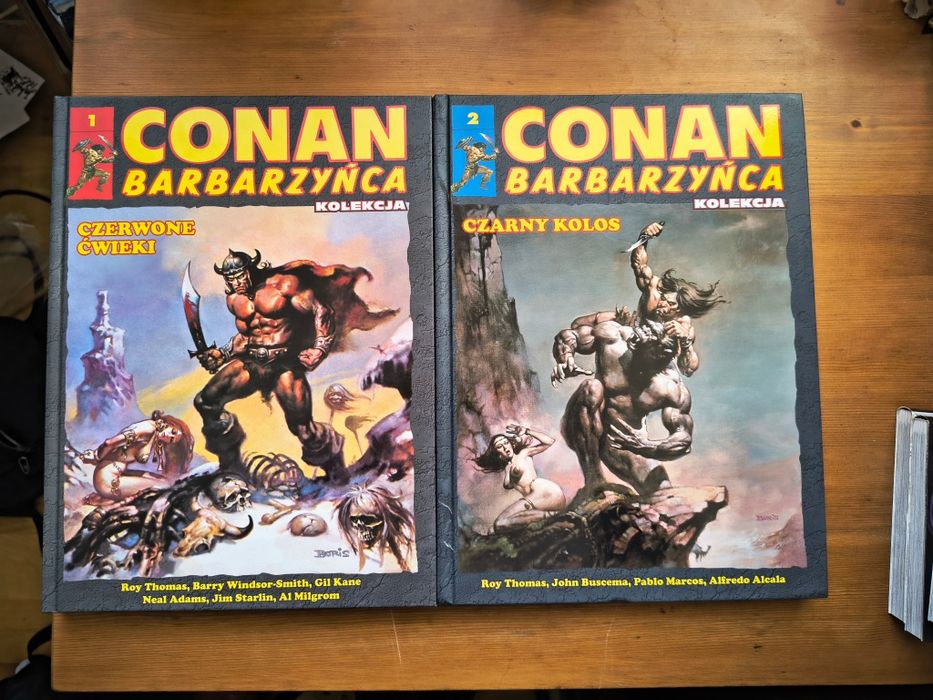 Komiksy z Kolekcji Conan Barbarzyńca tom 1 i 2