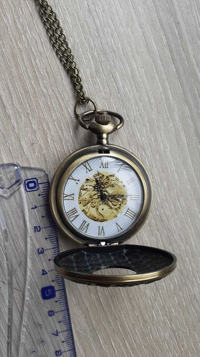 Relógio de bolso com corrente homem NOVO