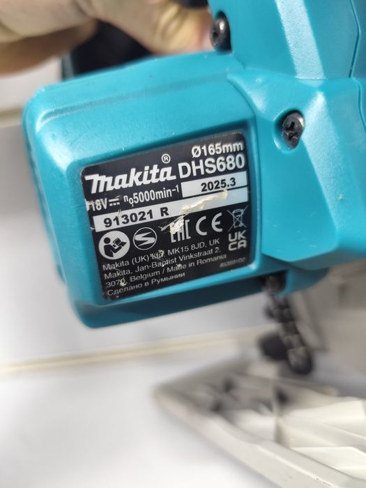 2025й рік Makita DHS680 безщіткова акумуляторна паркетка Макіта оригін