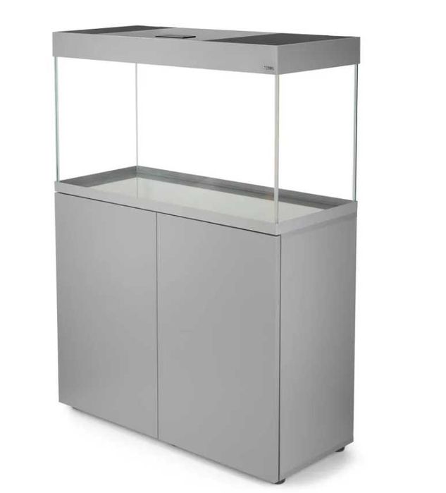 AQUAEL Zestaw Akwariowy z szafką OPTISET czarny/biały/szary 200L