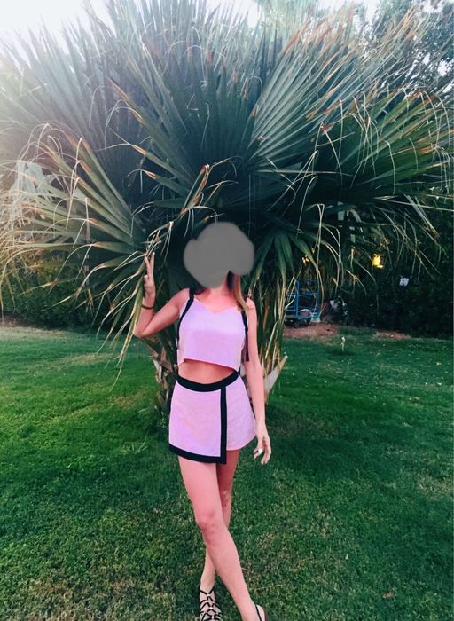 Лляний літній костюм