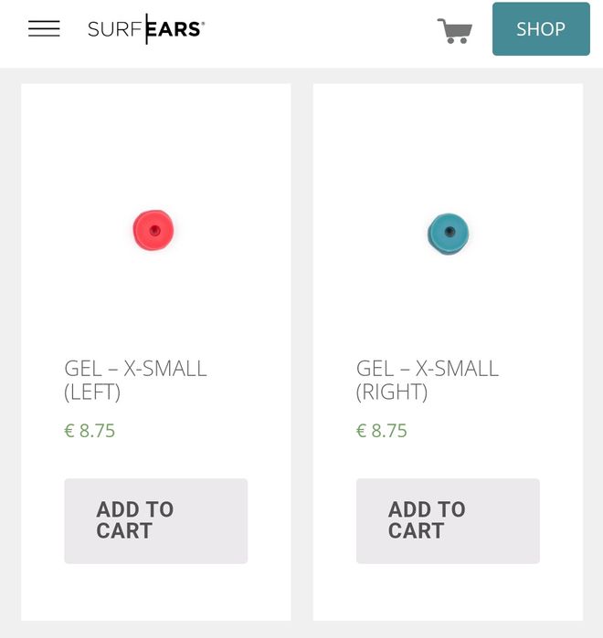 Surf Ears - acessórios / only spare parts