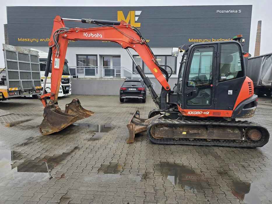 Kubota KX 080-4  Koparka Kubota KX 080-4 rok 2018