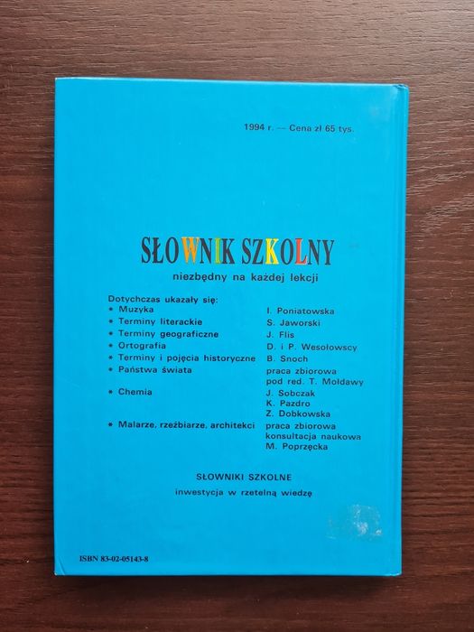 Książka Słownik szkolny Astronomia