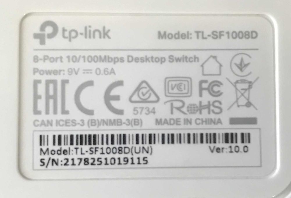 Коммутатор TP-LINK TL-SF1008D