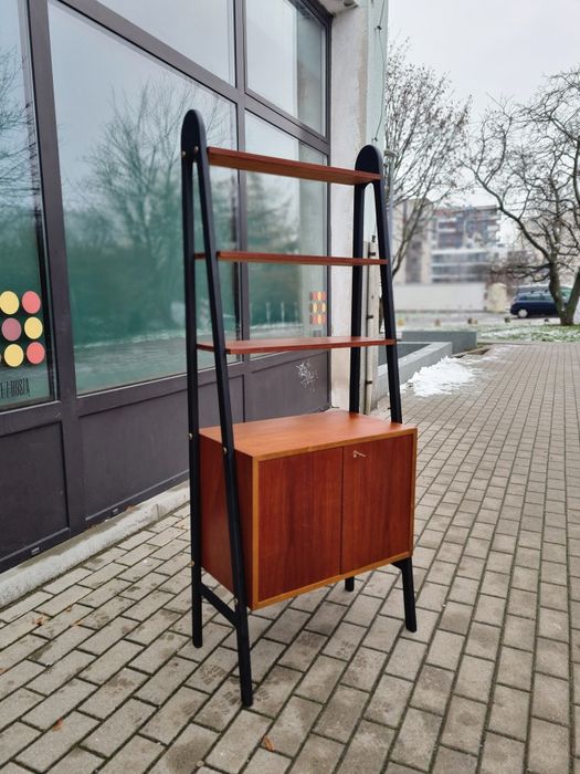 Regał,regalik,biblioteczka,skandynawski design,Szwecja lata60,mid-c