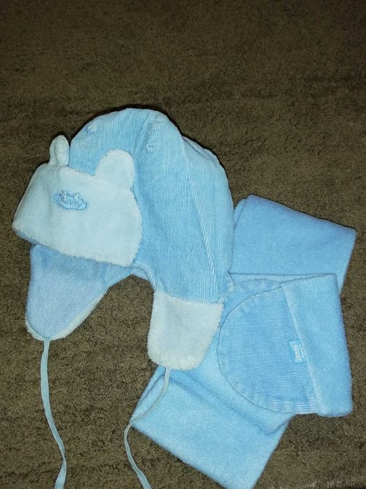 Зимний набор шапка+шарф