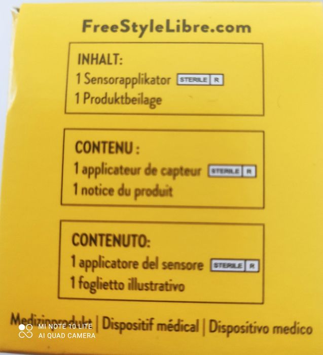 Sensor Freestyle Libre 3