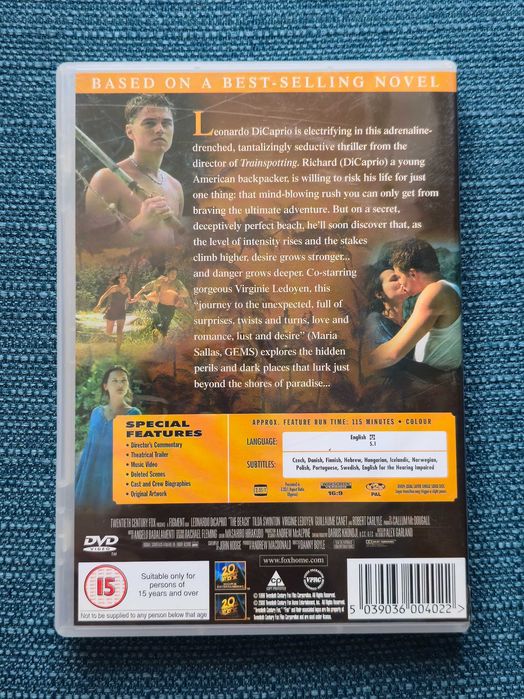 "Niebiańska plaża" film na DVD, stan BDB (polskie napisy)