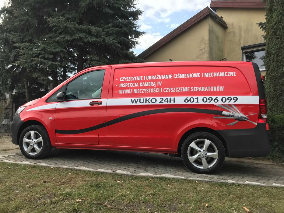 Udrażnianie rur , przetykanie kanalizacji,  usługa Wuko