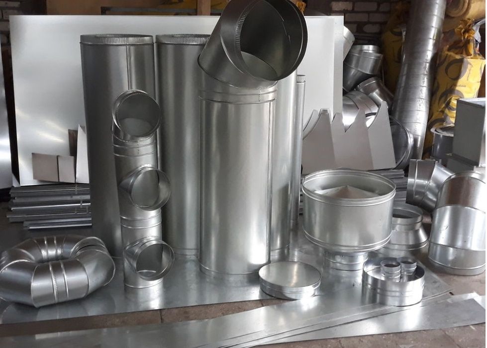 Изделия из оцинкованной стали. Воздуховоды для систем вентиляции