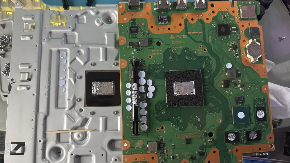 Playstation 5 заміна рідкого металу обслуговування ремонт ps4 ps3