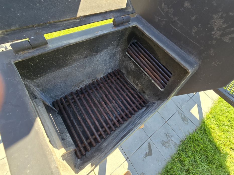 Grill bbq Wędzarnia   DUŻY SOLIDNY GRIL Z OPCJA WĘDZENIA 230cm długości