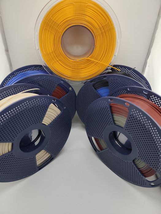 Filament PLA 1.75mm przejściowy/ przebarwiony  5x 1000g