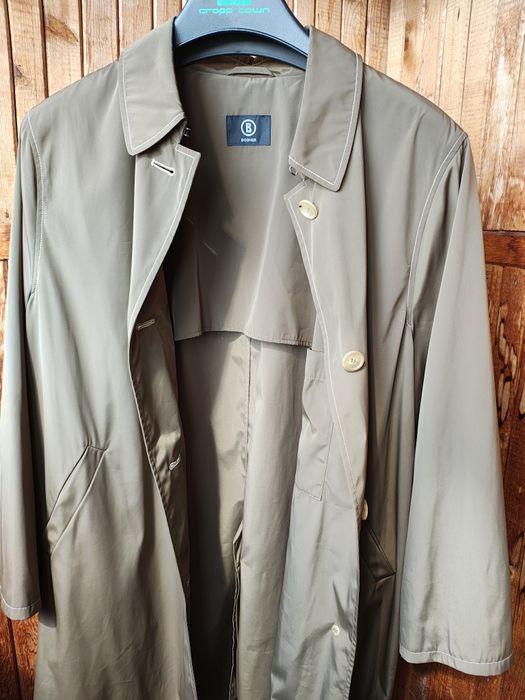 Bogner Чоловічий плащ тренч пальто Розмір М-Л Оригінальний Нейлон