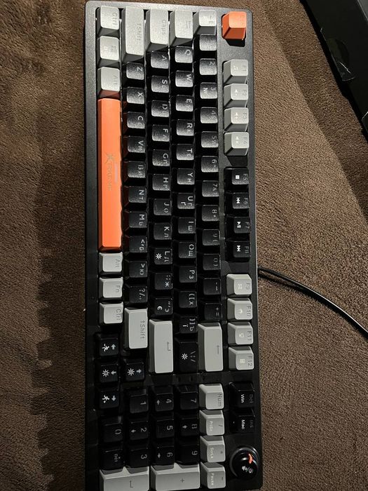 Клавіатура дротова XTRIKE ME GK-987 UA RGB Mechanical USB