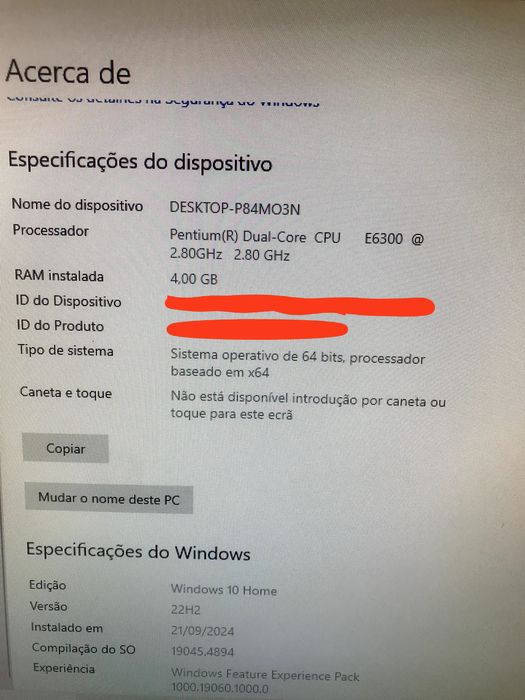 Desktop PC Compaq Presario Windows 10 *USADO*