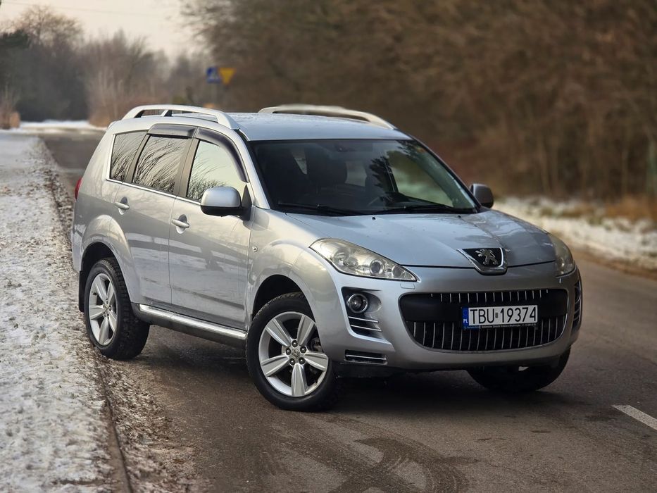 Peugeot 4007 2010r._FULL_7-OSÓB_2,2D_156KM_4x4_Nawi Skóry_Kamera_Gwarancja_12m