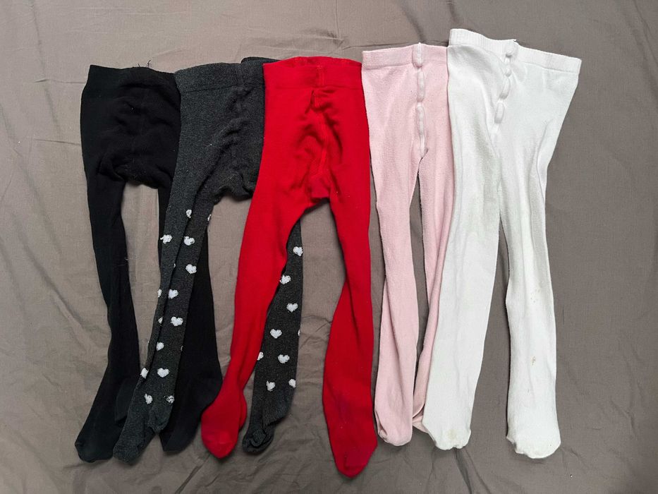 Pięć par rajstop rozmiar 98