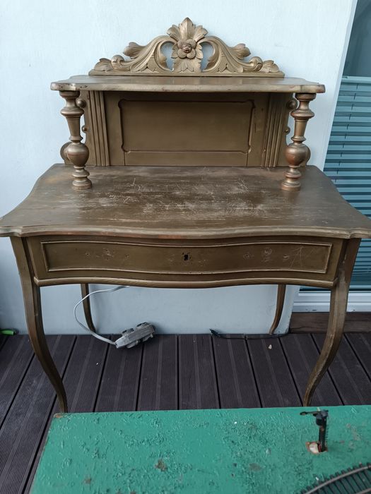 Sekretarzyk konsola toaletka biurko vintage eklektyczny stary stolik