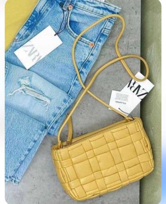 Джинсы Zara, голубые