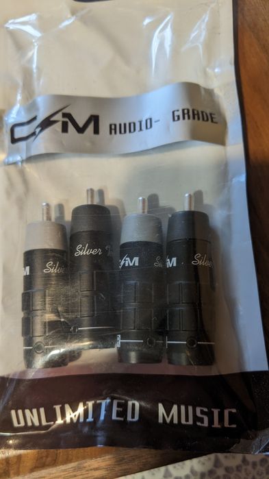 RCA разъем 4.шт silver CMaudio.