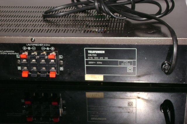 TELEFUNKEN HA 700 Wzmacniacz stereo Hi-Fi klasyk Vintage Wysyłka