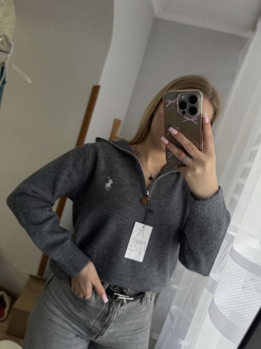 Светр вʼязаний джемпер жіночий в стилі RL